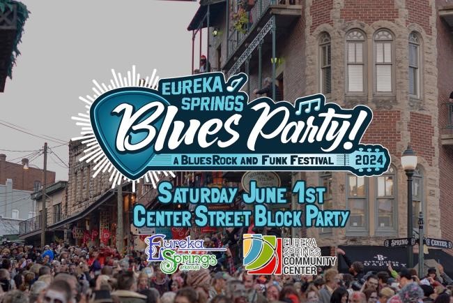Eureka Springs Blues Party-Center Street Block Party 