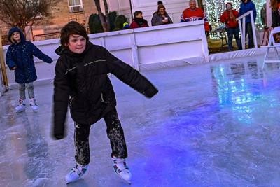 Ice Skating at the Crescent Ice Park 