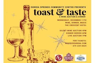 Toast & Taste-Community Center Wine Auction & Dinner