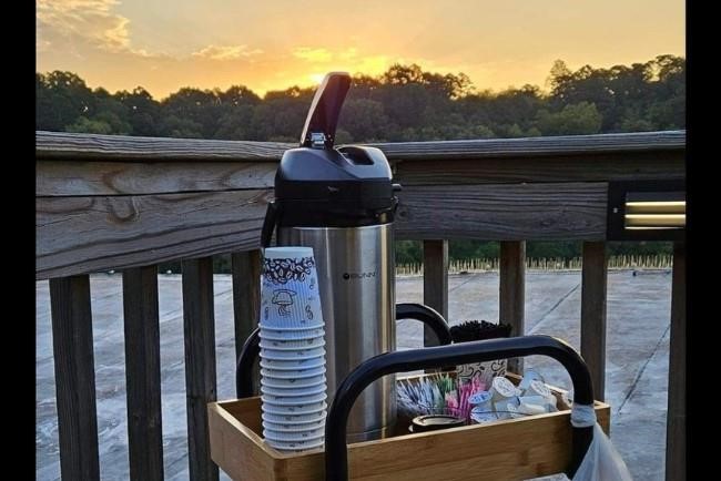 Rooftop Sunrise Coffee